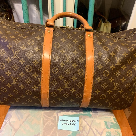 Authentic Louis Vuitton Keepall55 with strap - Picture 14 of 14